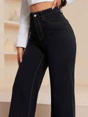 Kotty Women Wide Leg High-Rise Jeans