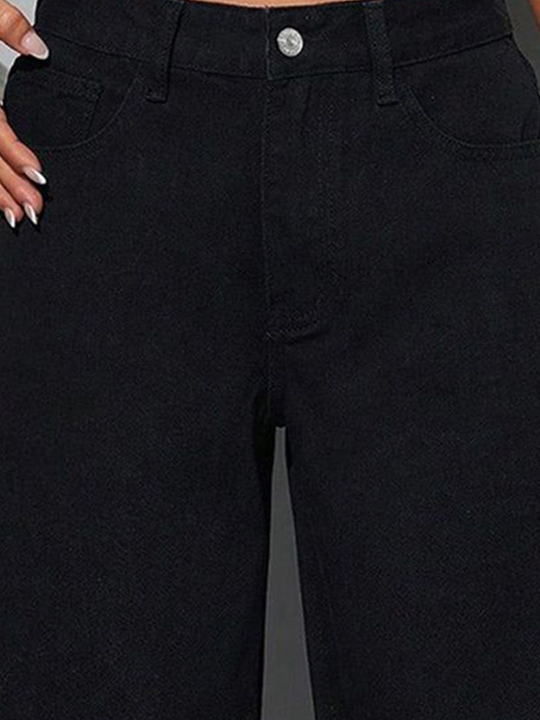 Kotty Women Jean Wide Leg High-Rise Stretchable Jeans