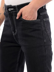 Kotty Men Comfort Regular Fit Mid-Rise Stretchable Jeans