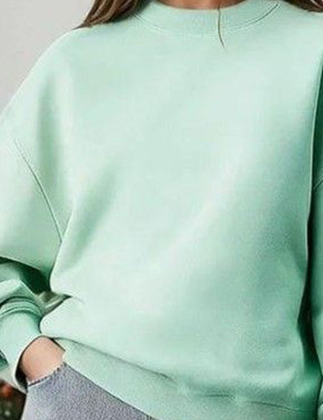 Kotty Women Round Neck Pullover Sweatshirt