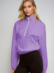 Kotty Women High Neck Pullover Sweatshirt