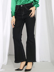 Kotty Women Bootcut High-Rise Stretchable Jeans