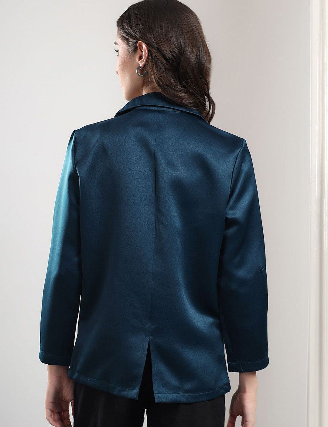 Kotty Notched Lapel Front Open Blazer