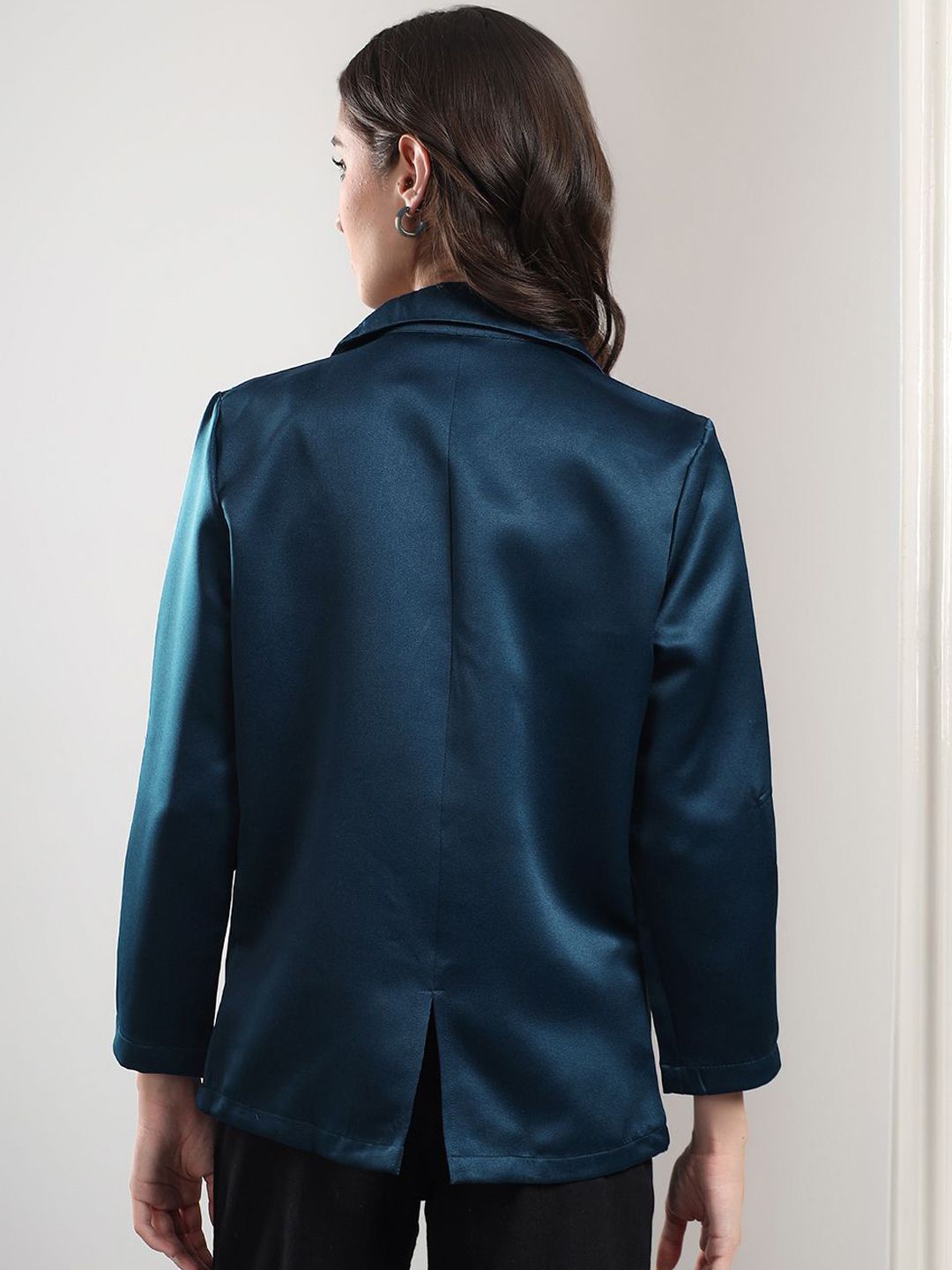 Kotty Notched Lapel Front Open Blazer