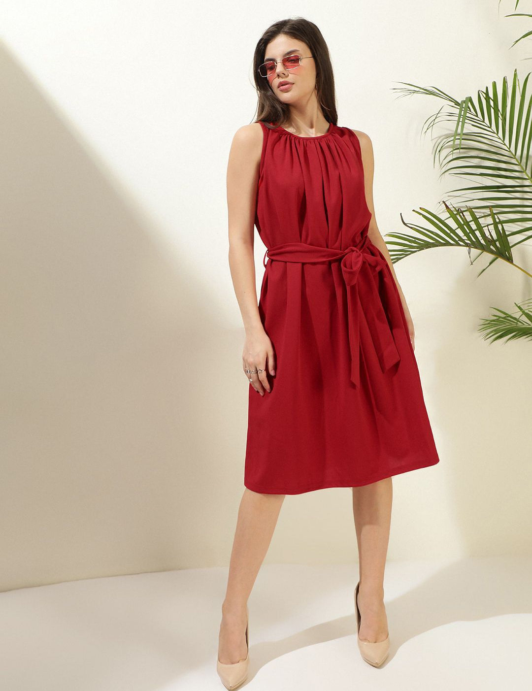 Kotty Women Sleeveless Fit & Flare Dress