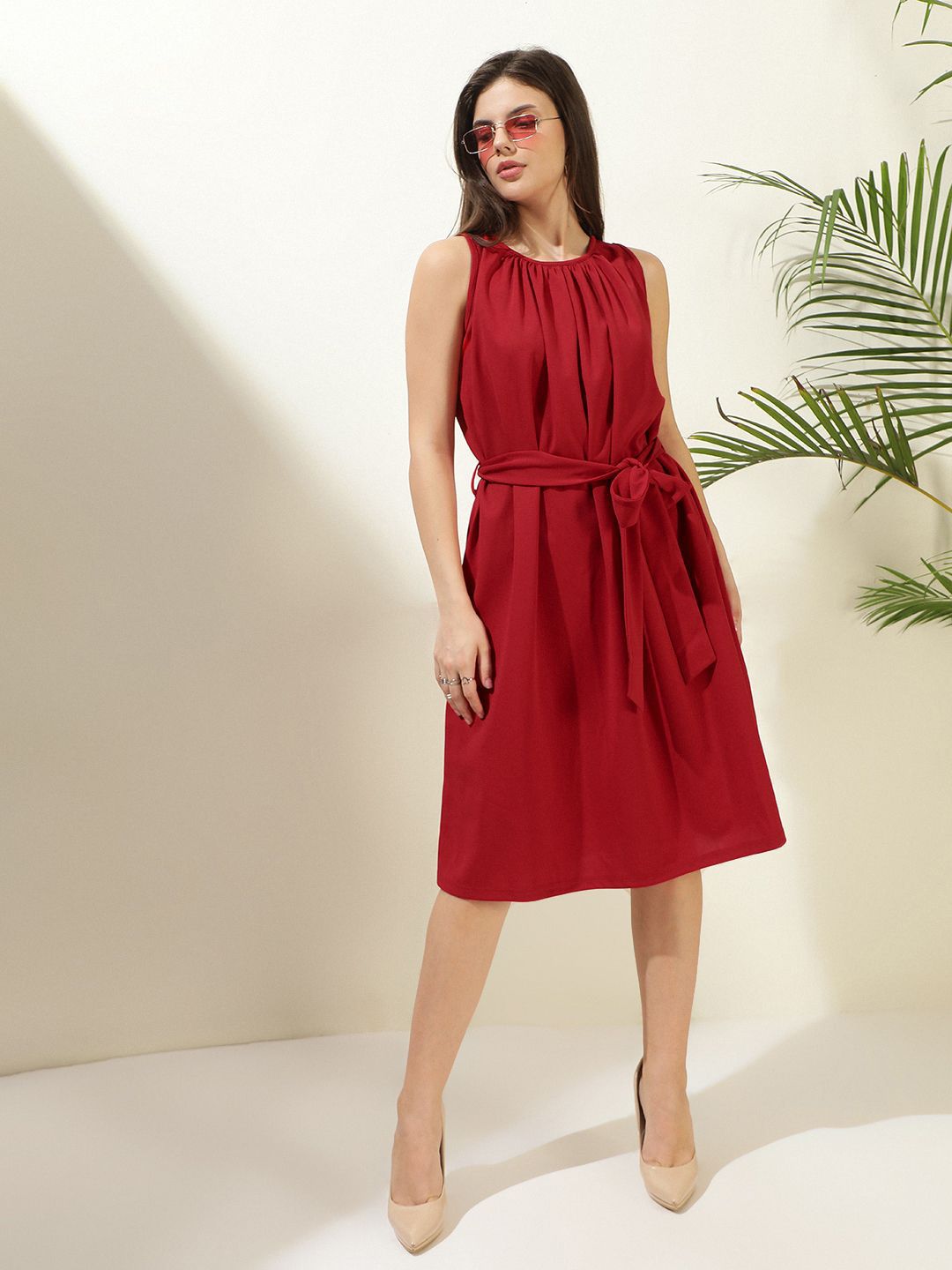 Kotty Women Sleeveless Fit & Flare Dress