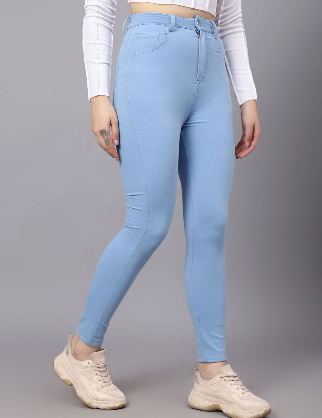 Kotty Women Jean Skinny Fit High-Rise Stretchable Jeans