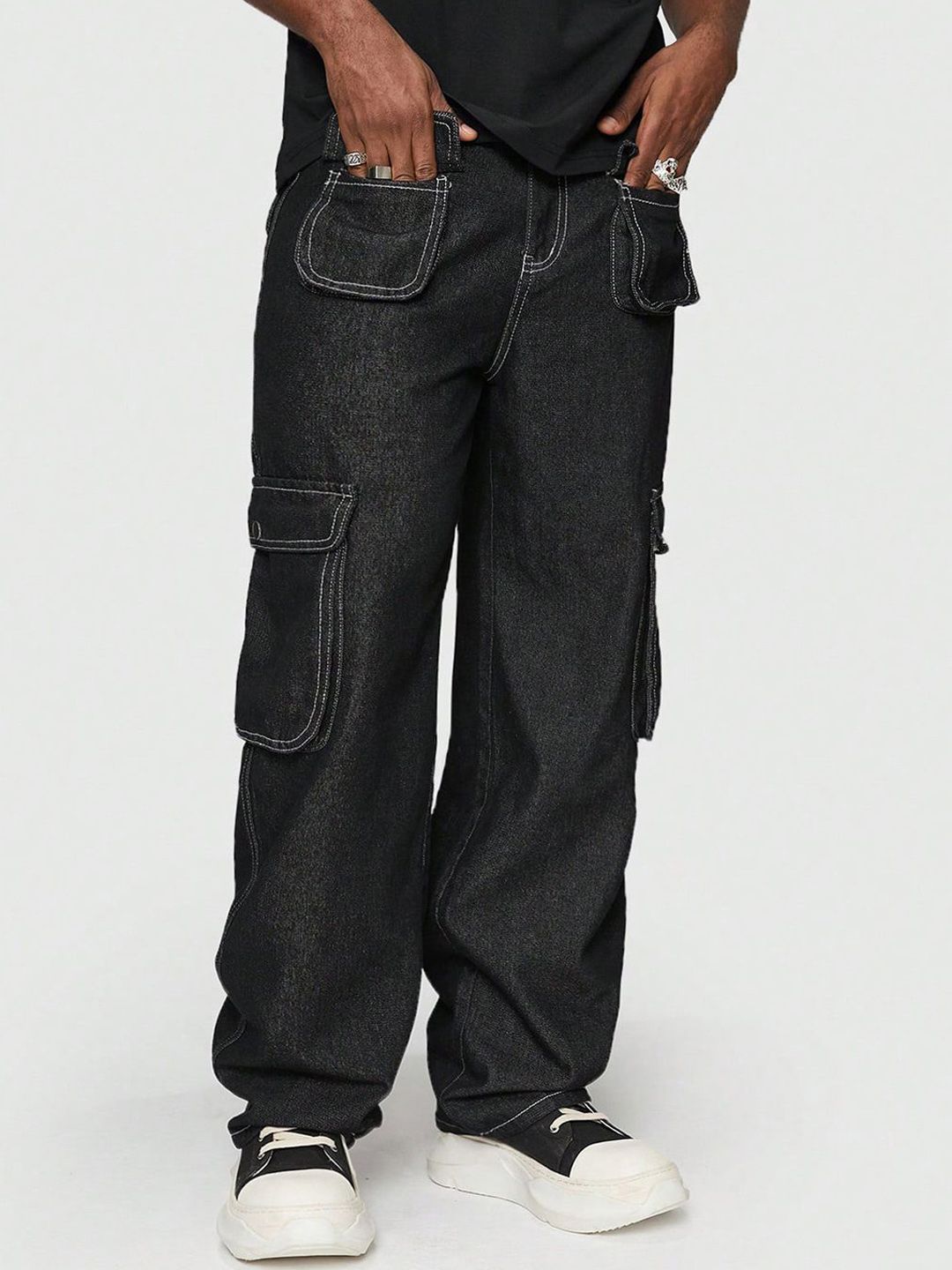 Kotty Men Wide Leg Stretchable Jeans