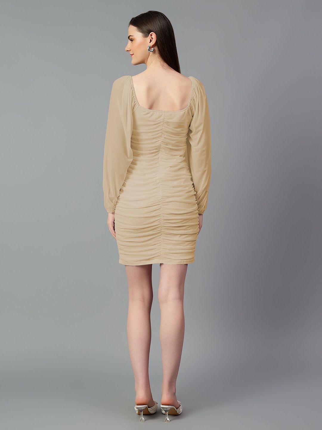 Kotty Bishop Sleeve Bodycon Dress