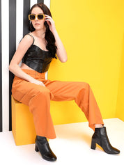 Kotty Women Jean Straight Fit High-Rise Stretchable Jeans