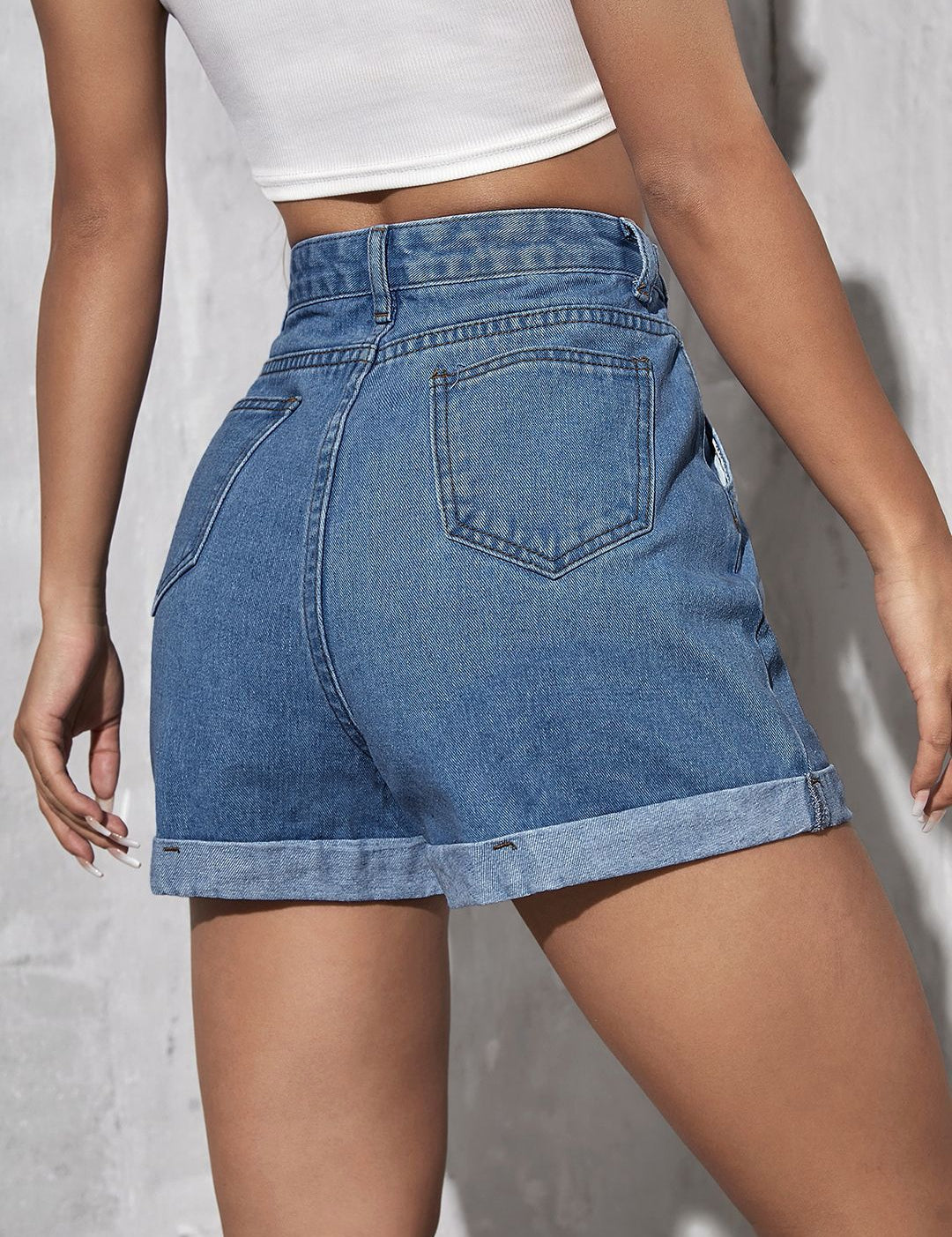 Kotty Women High-Rise Denim Shorts