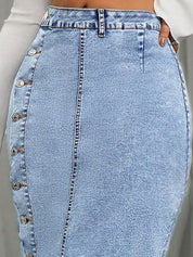 Kotty Pencil Knee Length Skirt