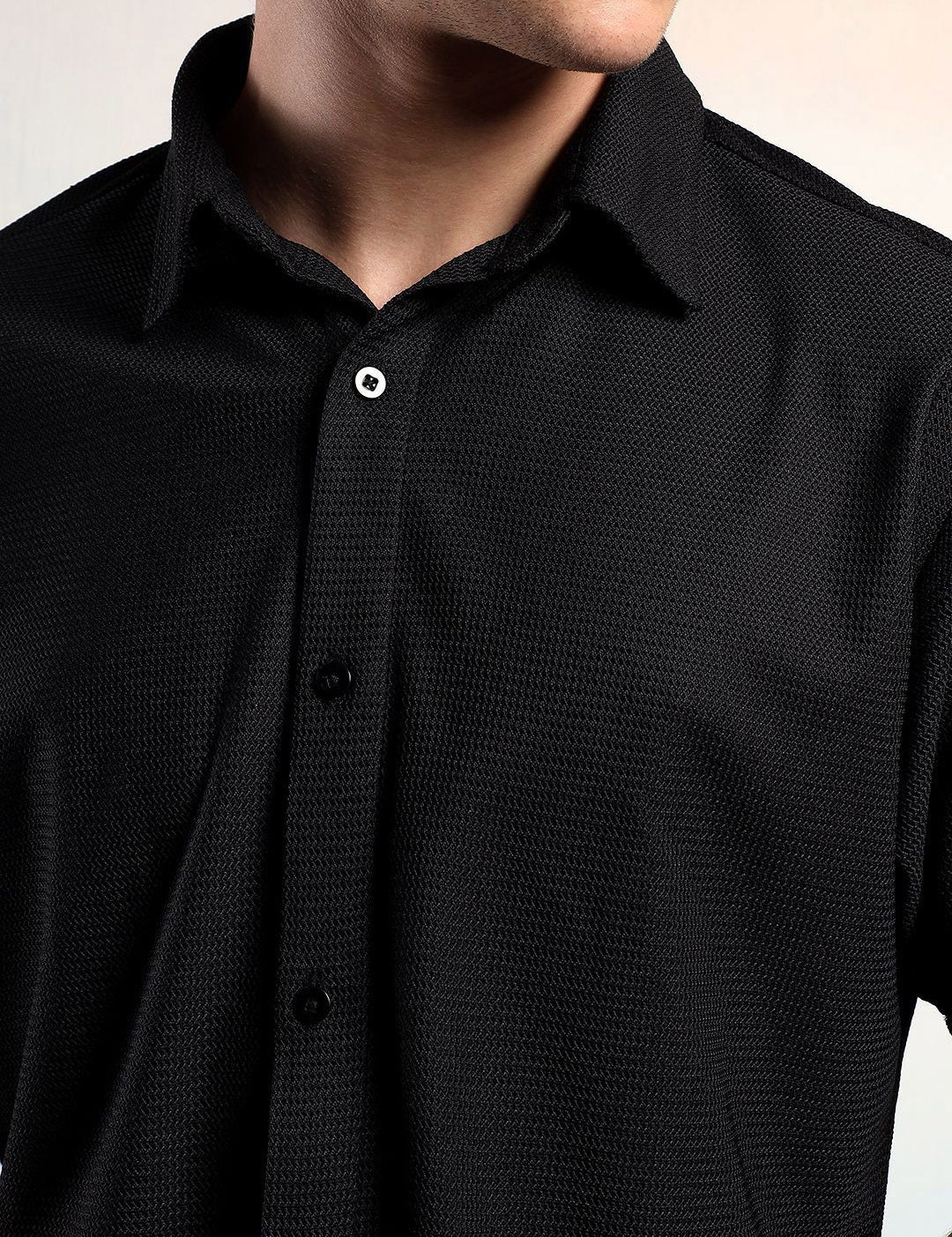 Kotty Men Sheer Casual Shirt