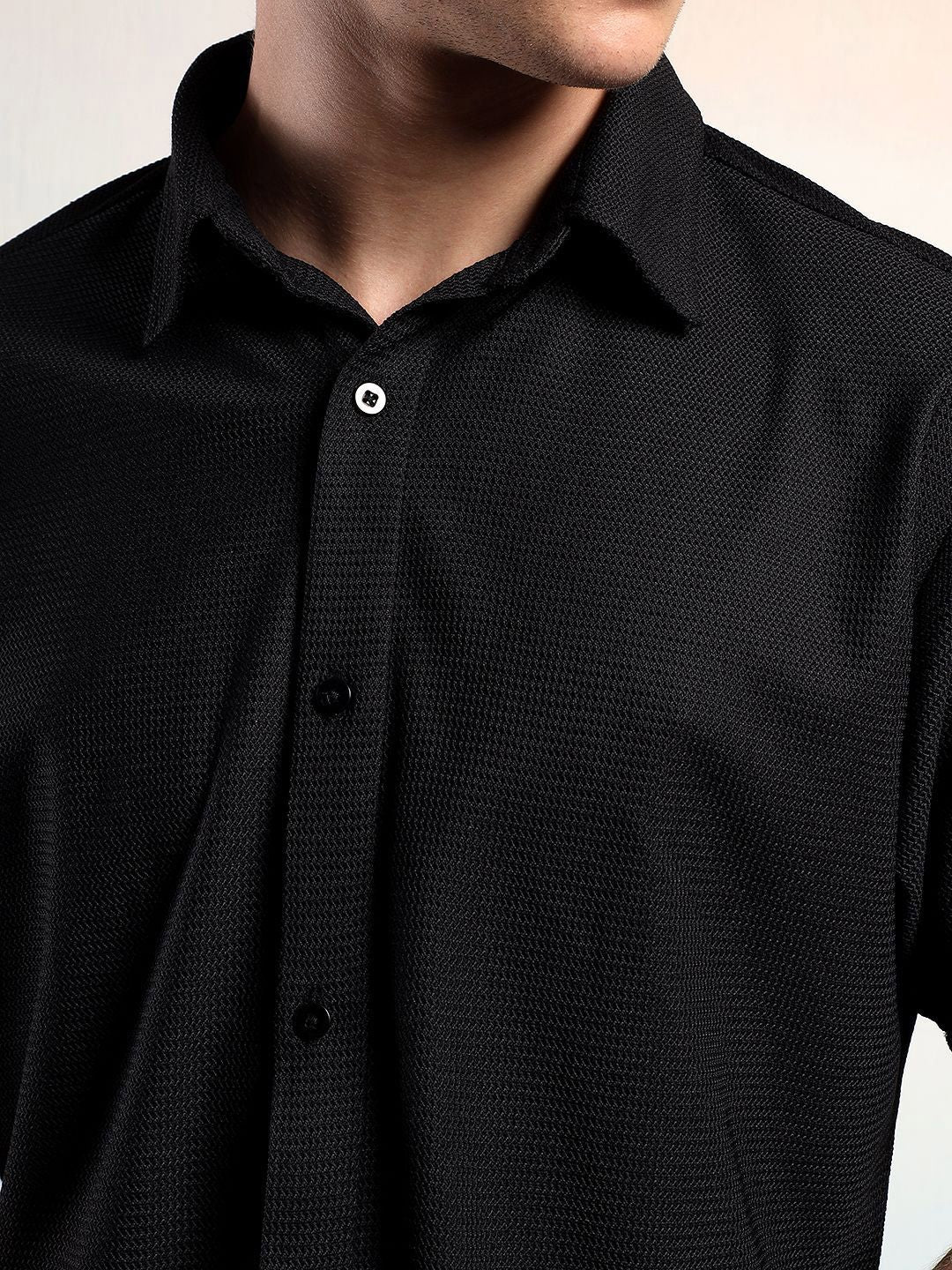 Kotty Men Sheer Casual Shirt