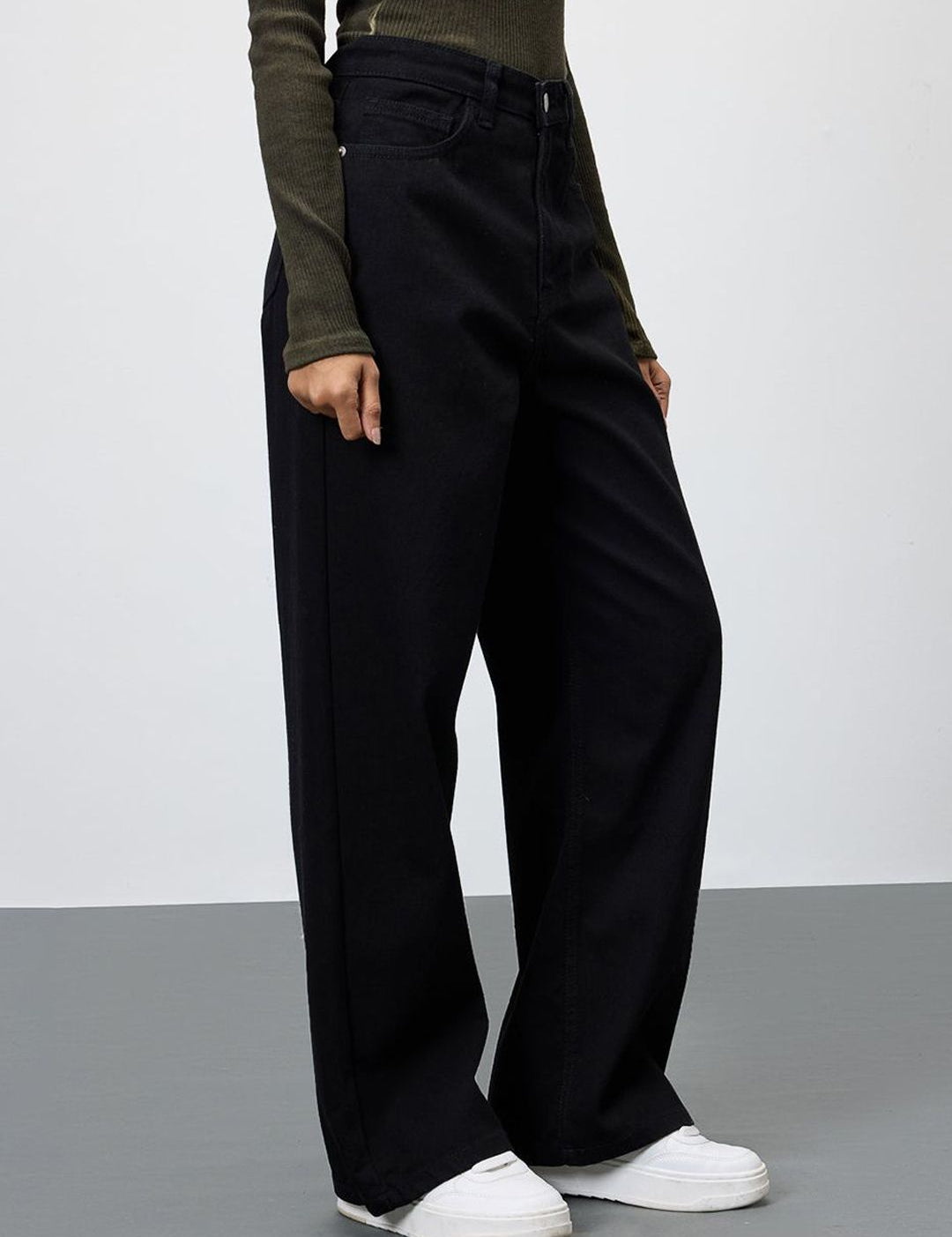 Kotty Women Jean Wide Leg Stretchable Jeans