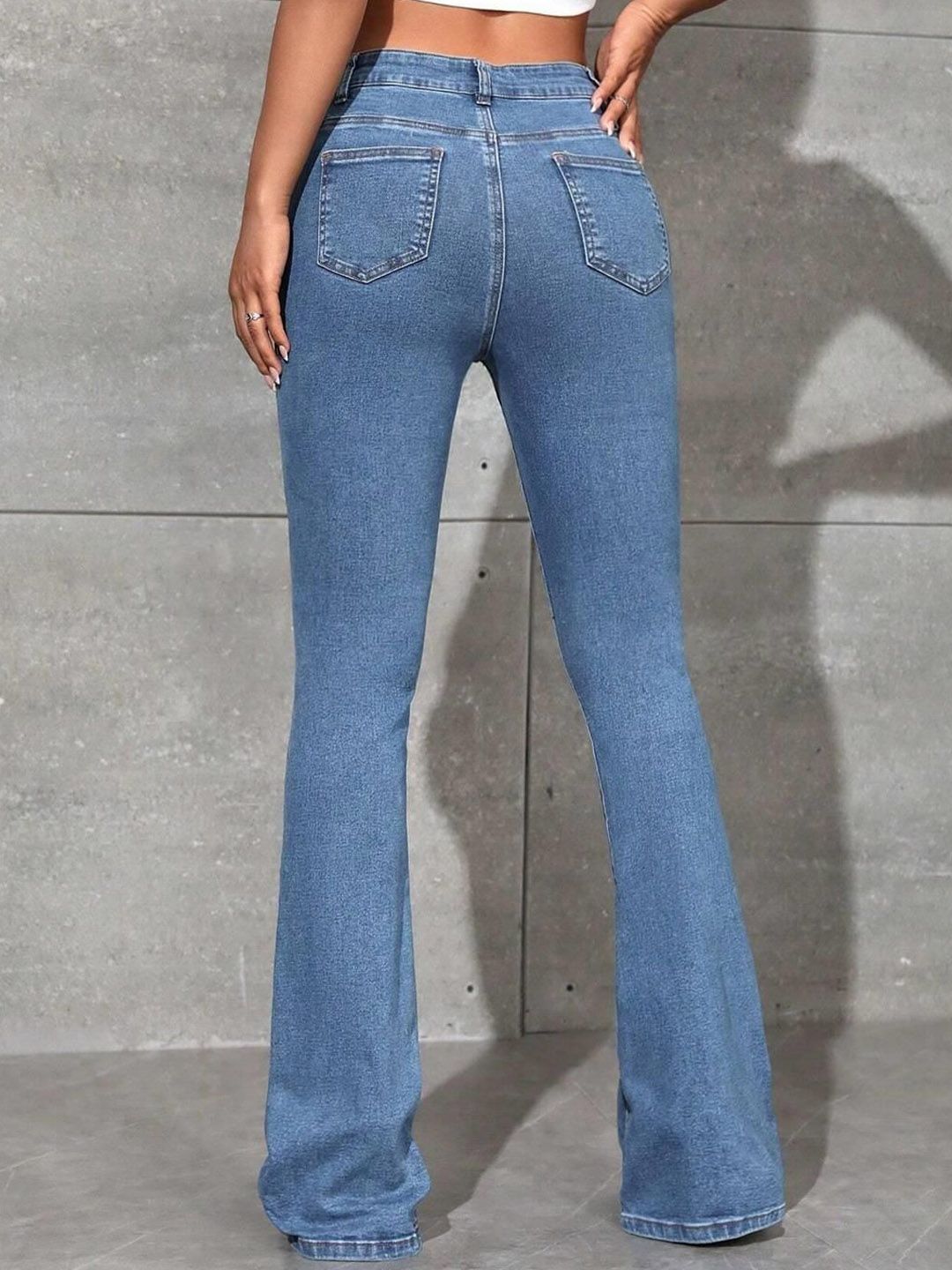 Kotty Women High-Rise Stretchable Bootcut Jeans