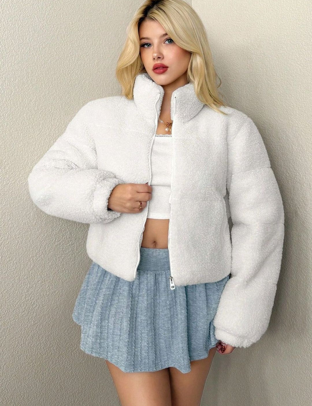 Kotty Women Woollen Open Front Jacket
