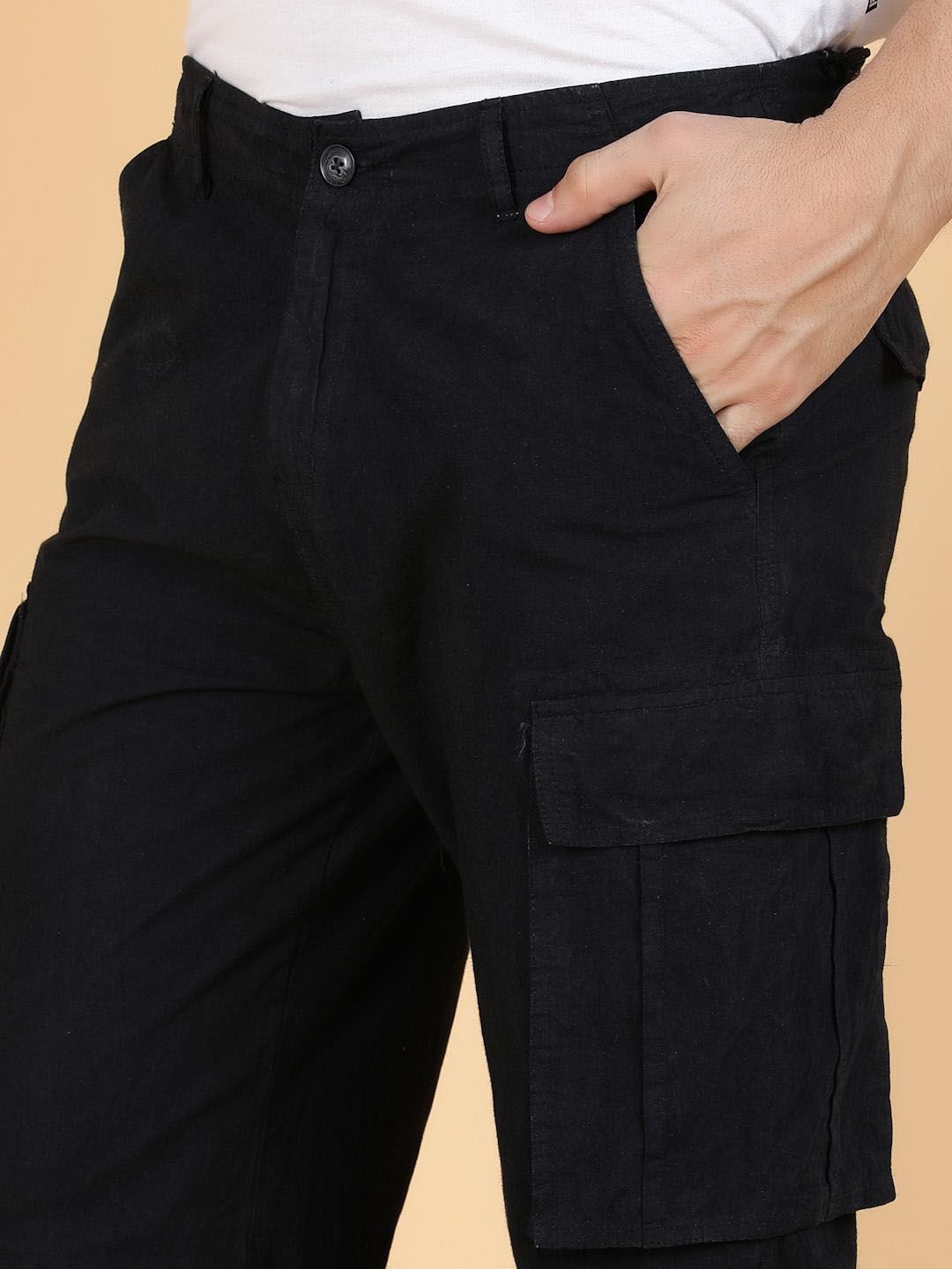 Kotty Men Easy Wash Cargos Trousers
