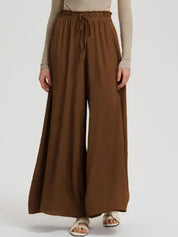 Kotty Women Relaxed High-Rise Wide Leg Trousers