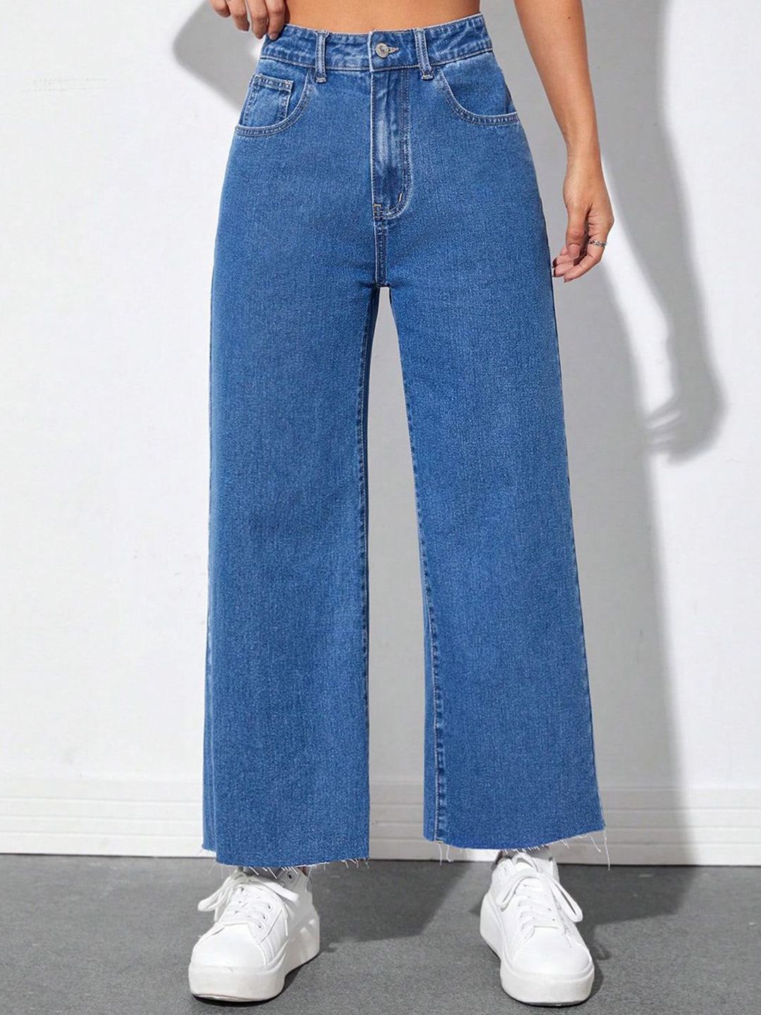 Kotty Women Wide Leg High-Rise Stretchable Jeans