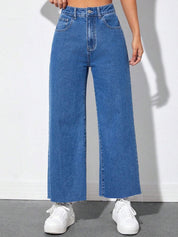 Kotty Women Wide Leg High-Rise Stretchable Jeans