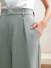 Kotty Women High-Rise Easy Wash Single Pleated Trousers