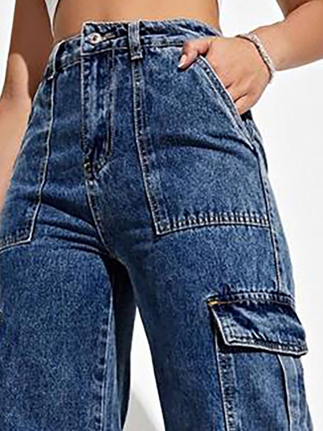 Kotty Women Jean Straight Fit High-Rise Stretchable Jeans