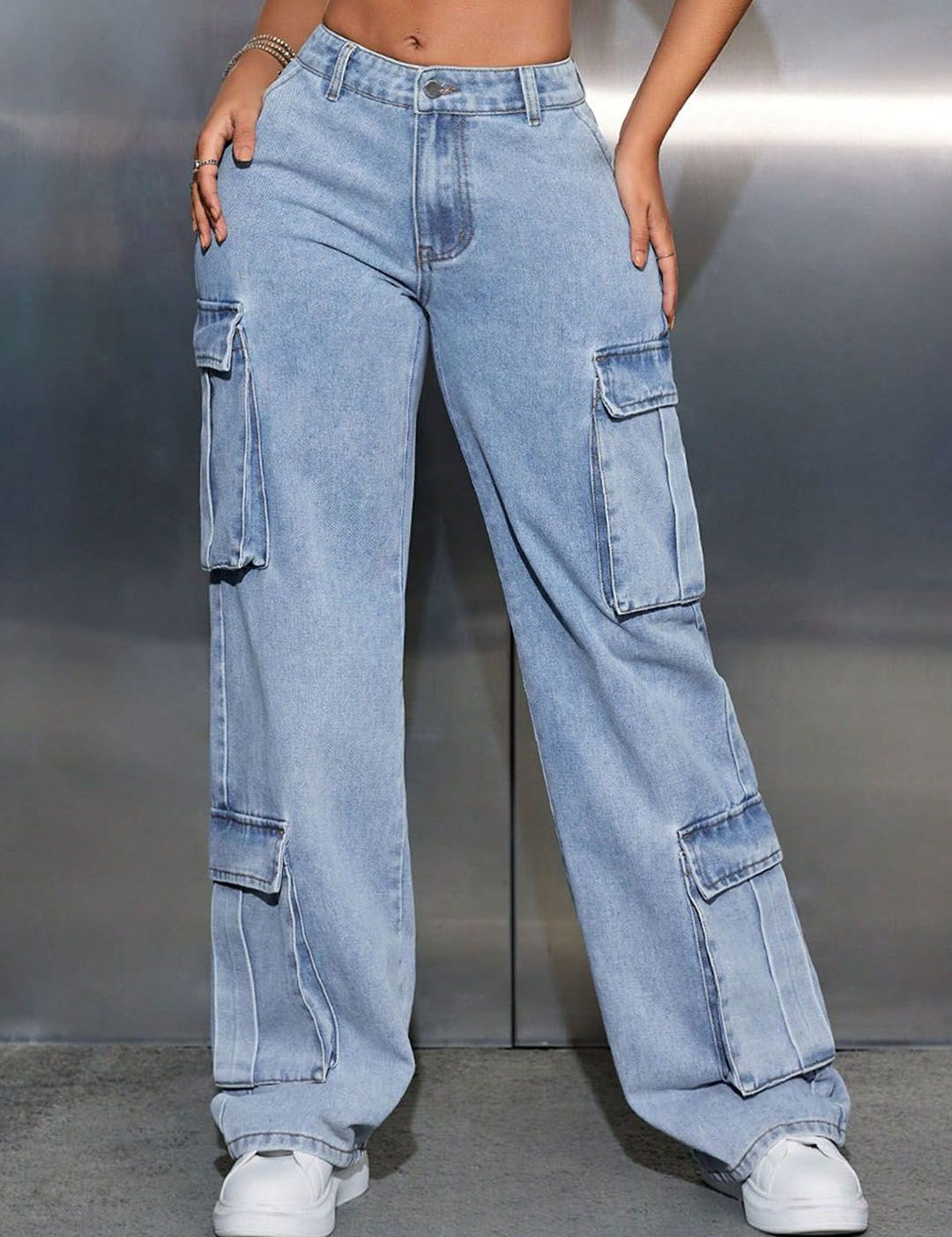 Kotty Women Straight Fit Mid-Rise Stretchable Jeans