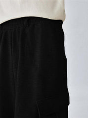 Kotty Men Relaxed Fit Mid-Rise Cotton Cargo Trousers