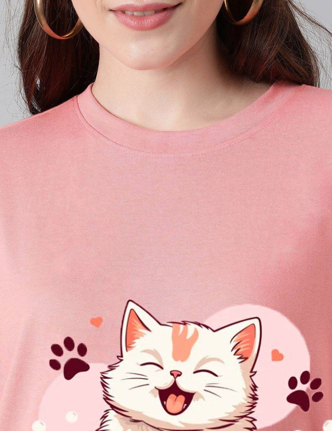 Kotty Women Printed T-shirt