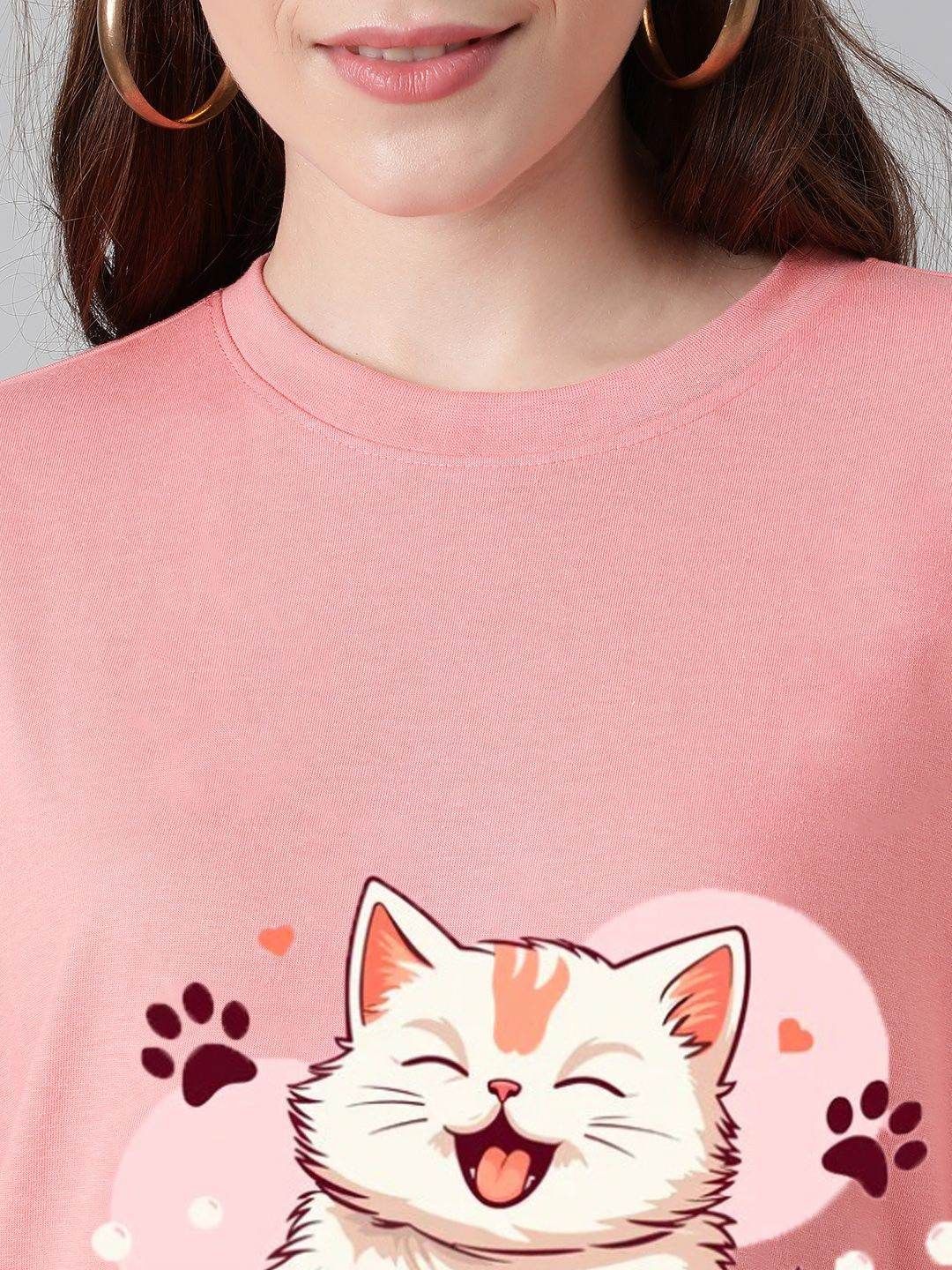 Kotty Women Printed T-shirt