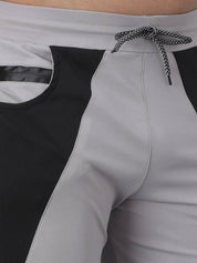 KOTTY  Men Colorblack Grey Track Pants