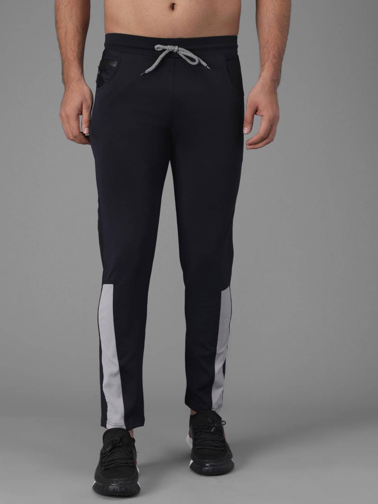 KOTTY  Men Colorblock Multicolor Track Pants