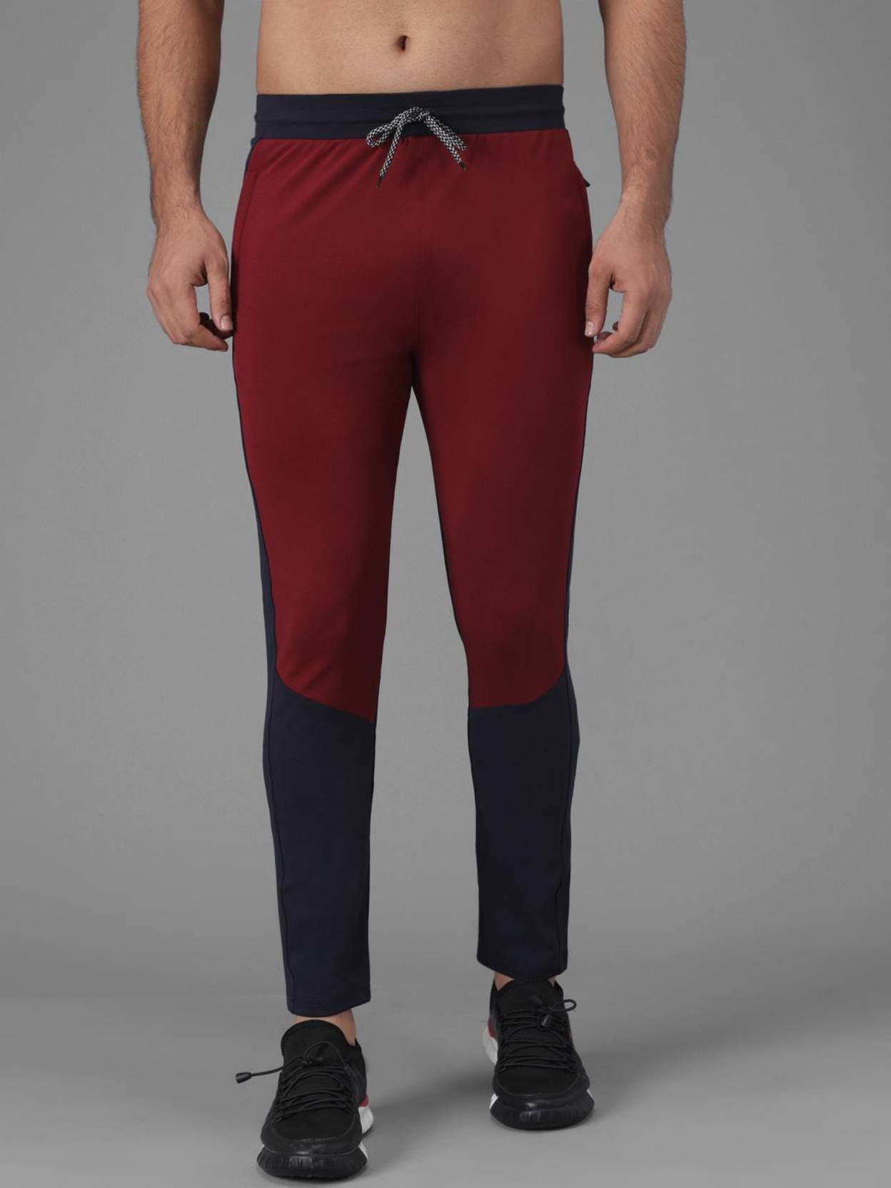 KOTTY  Men Colorblock Multicolor Track Pants