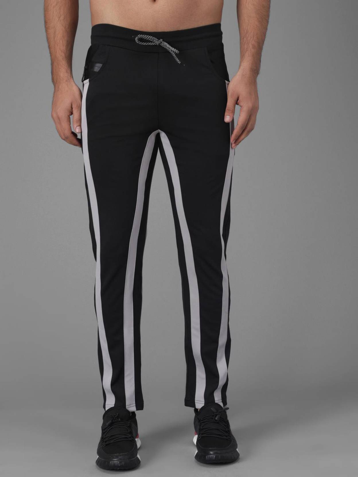 KOTTY  Men Colorblock Multicolor Track Pants