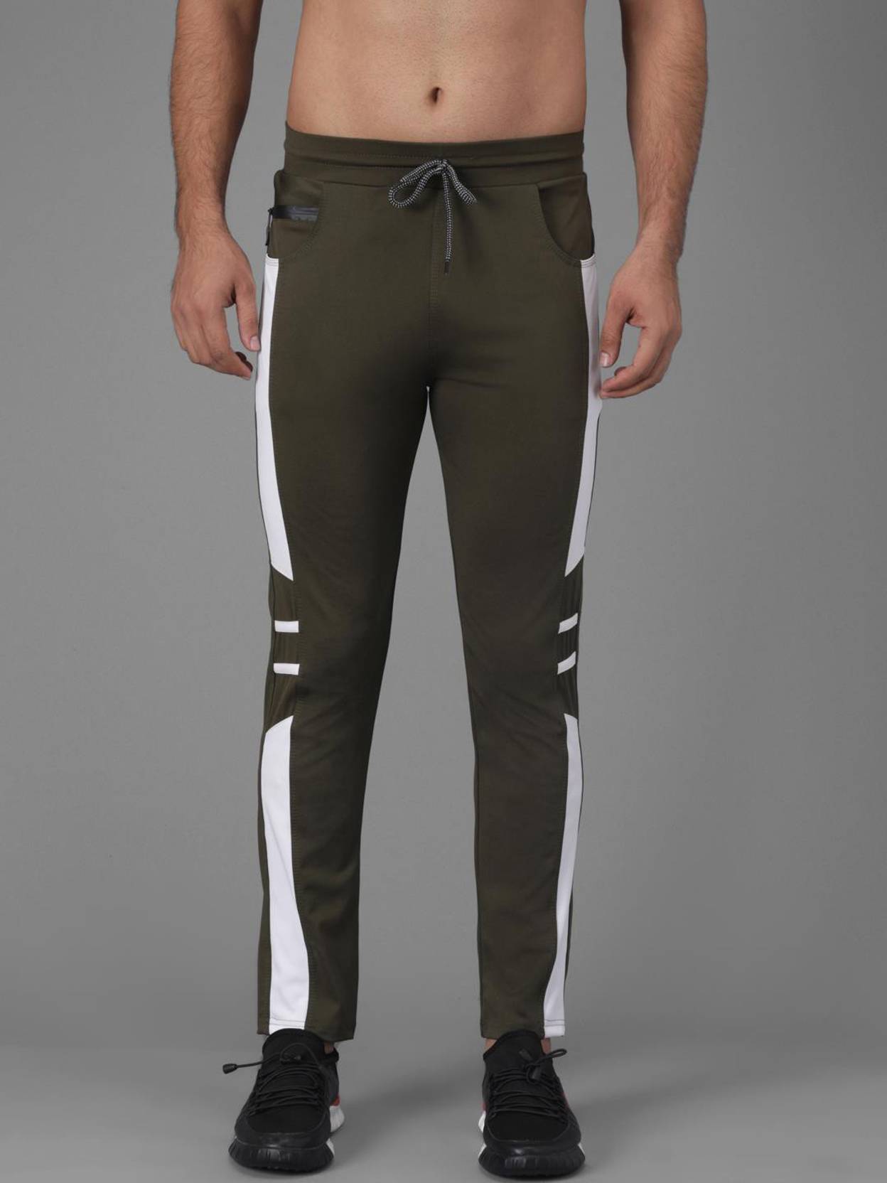KOTTY  Men Colorblock Multicolor Track Pants