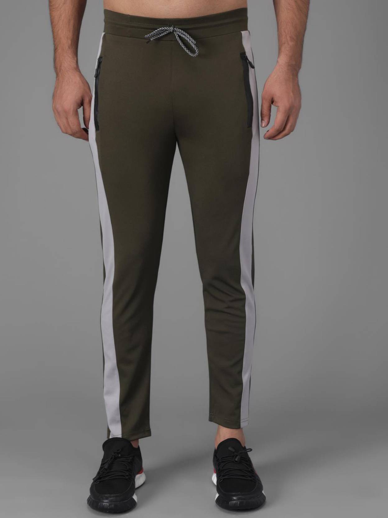 KOTTY  Men Colorblock Multicolor Track Pants