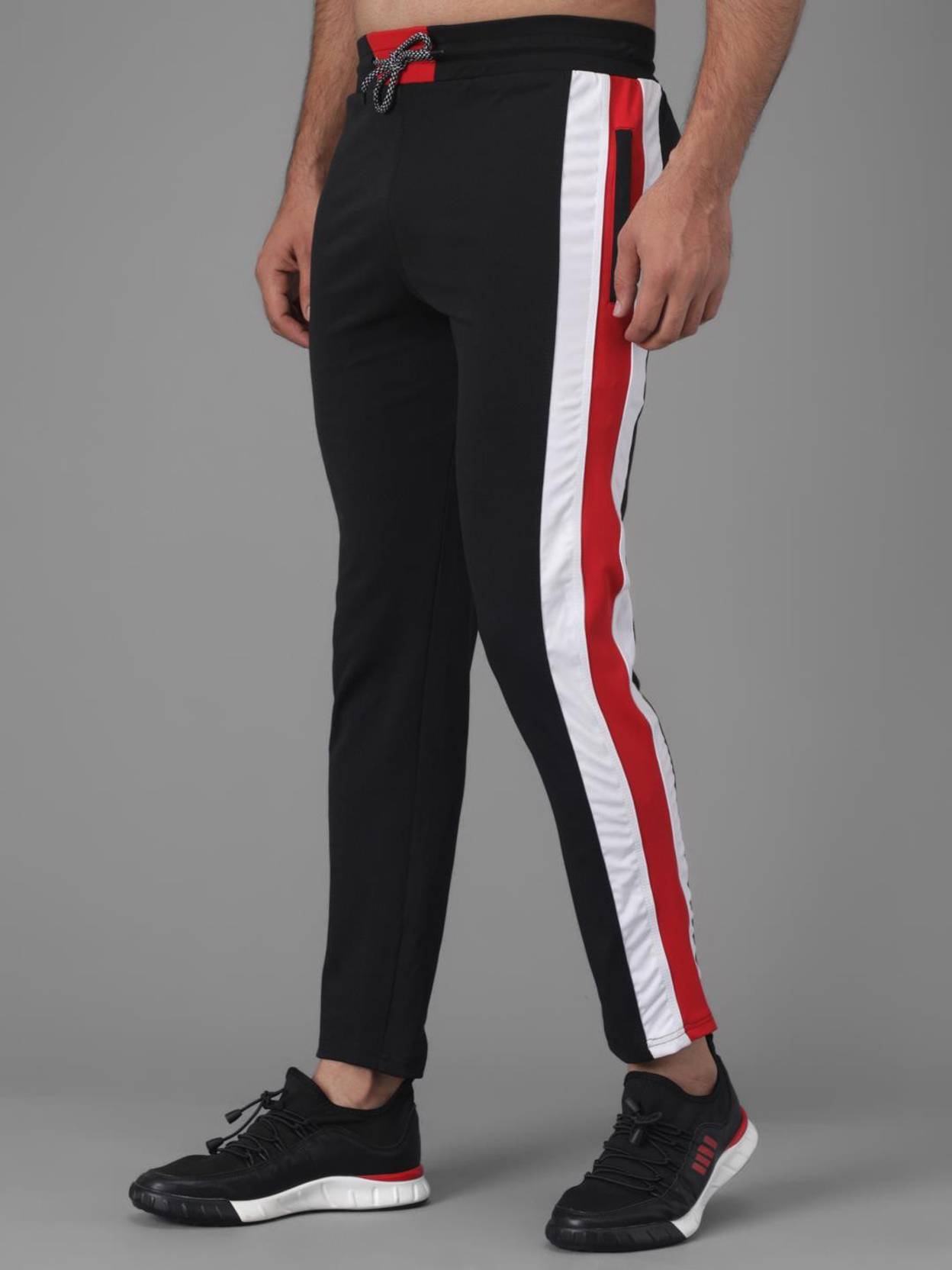 KOTTY  Men Colorblock Multicolor Track Pants