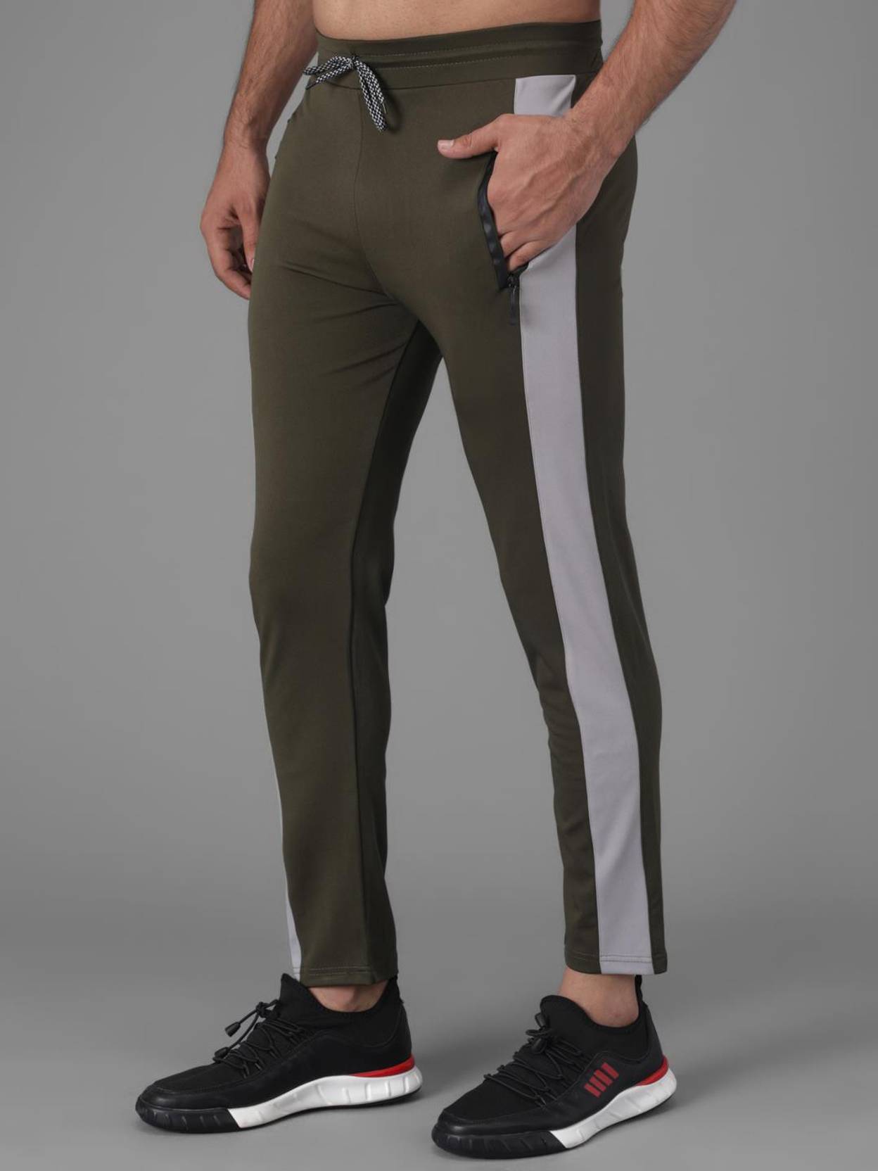 KOTTY  Men Colorblock Multicolor Track Pants