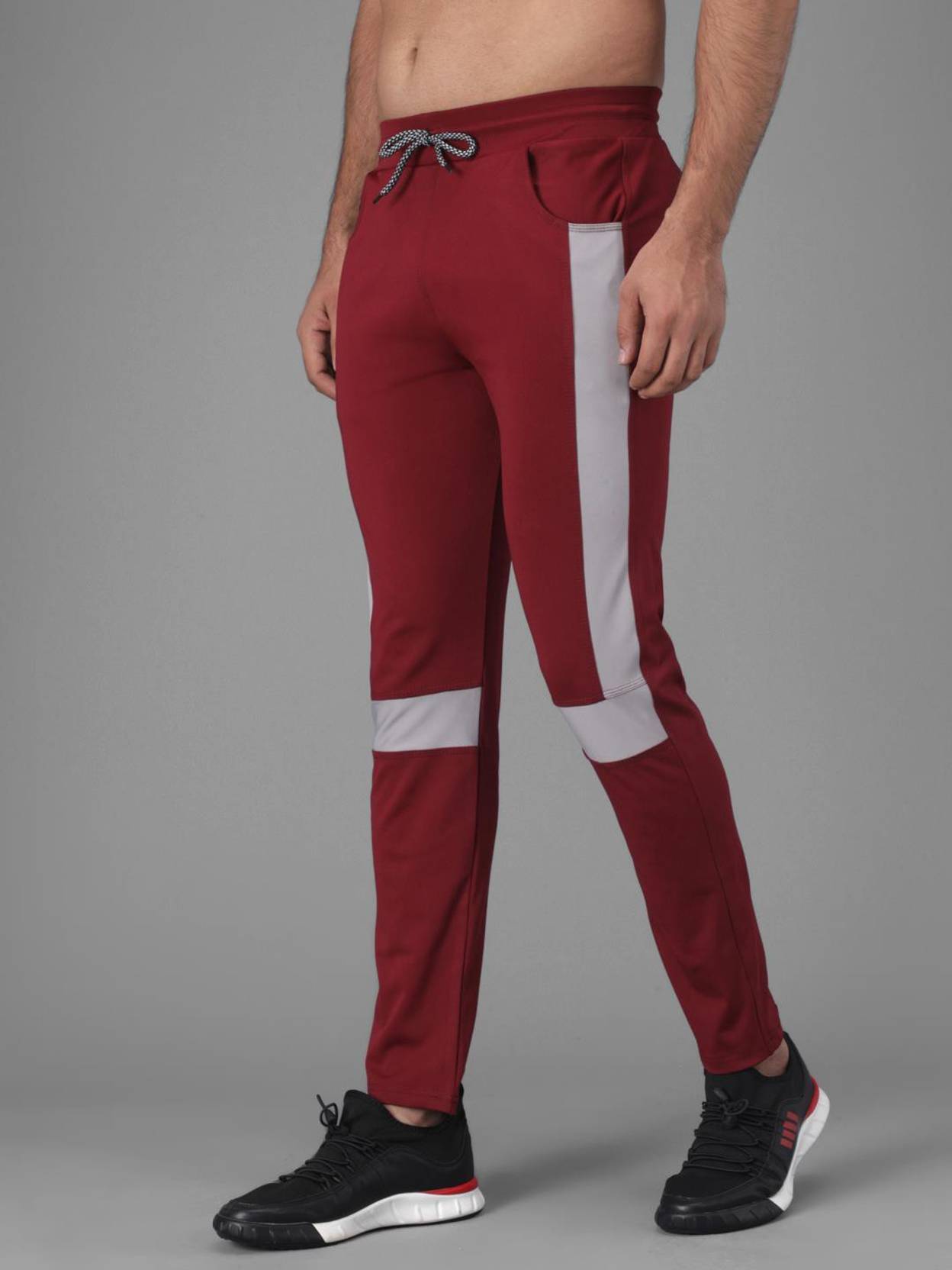 KOTTY  Men Colorblock Multicolor Track Pants