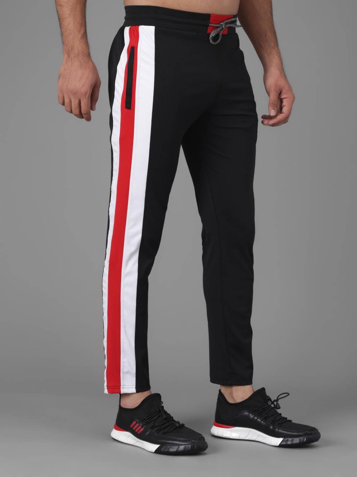 KOTTY  Men Colorblock Multicolor Track Pants