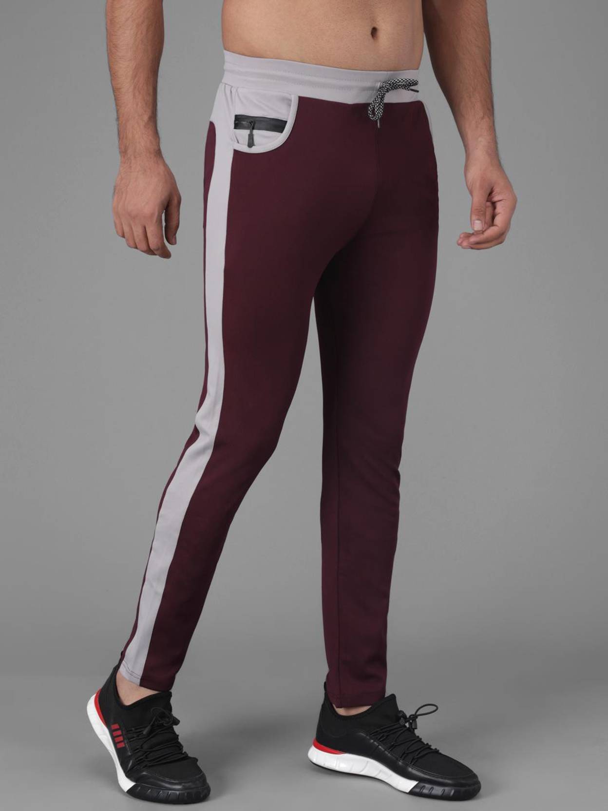 KOTTY  Men Colorblock Multicolor Track Pants