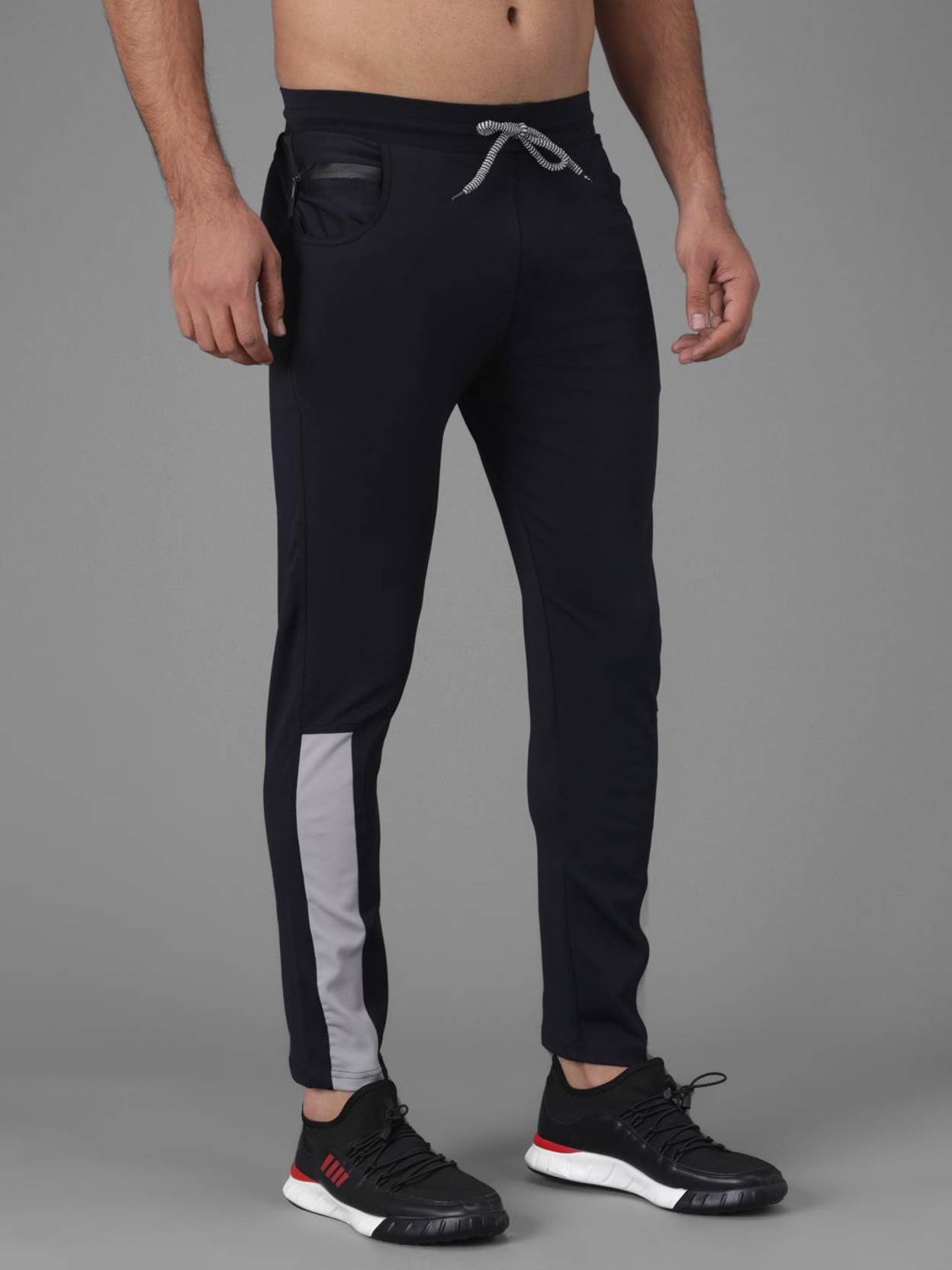 KOTTY  Men Colorblock Multicolor Track Pants