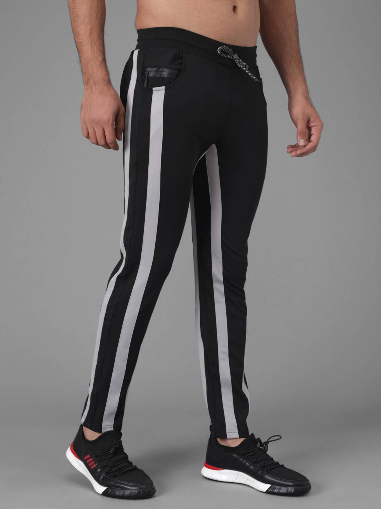 KOTTY  Men Colorblock Multicolor Track Pants