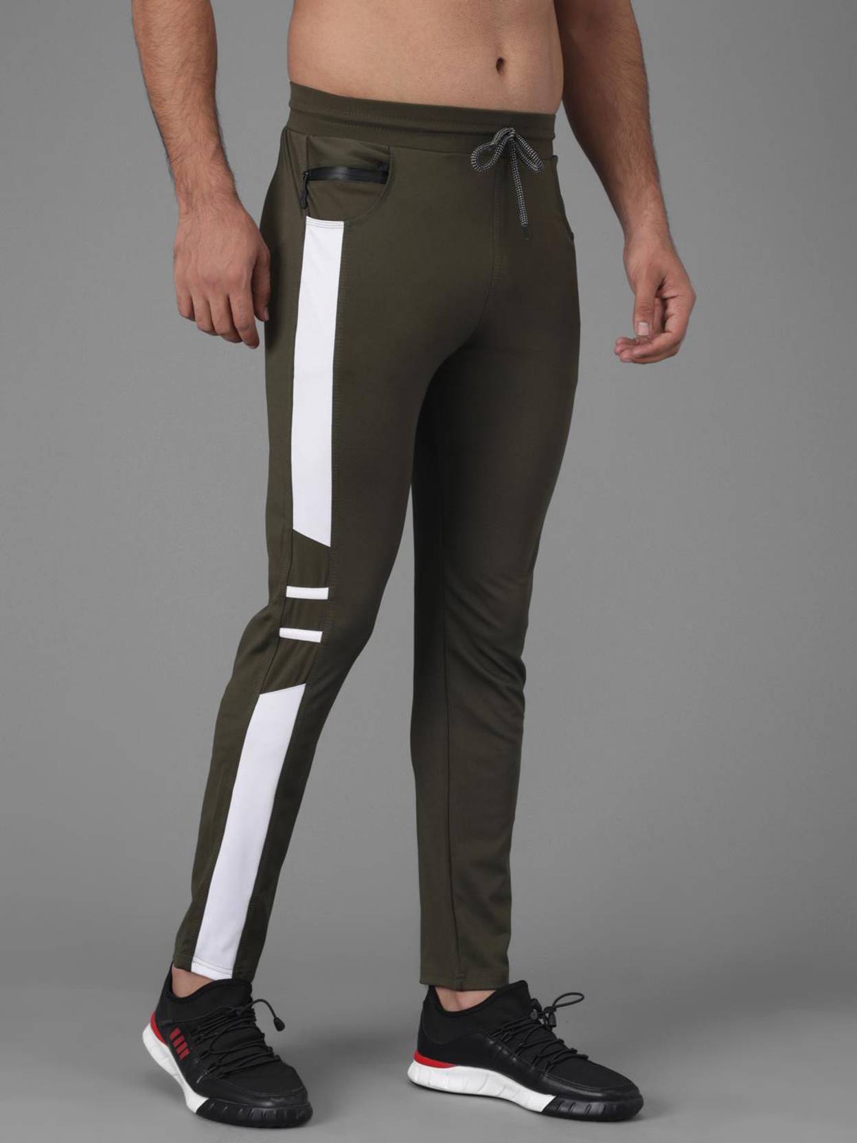 KOTTY  Men Colorblock Multicolor Track Pants