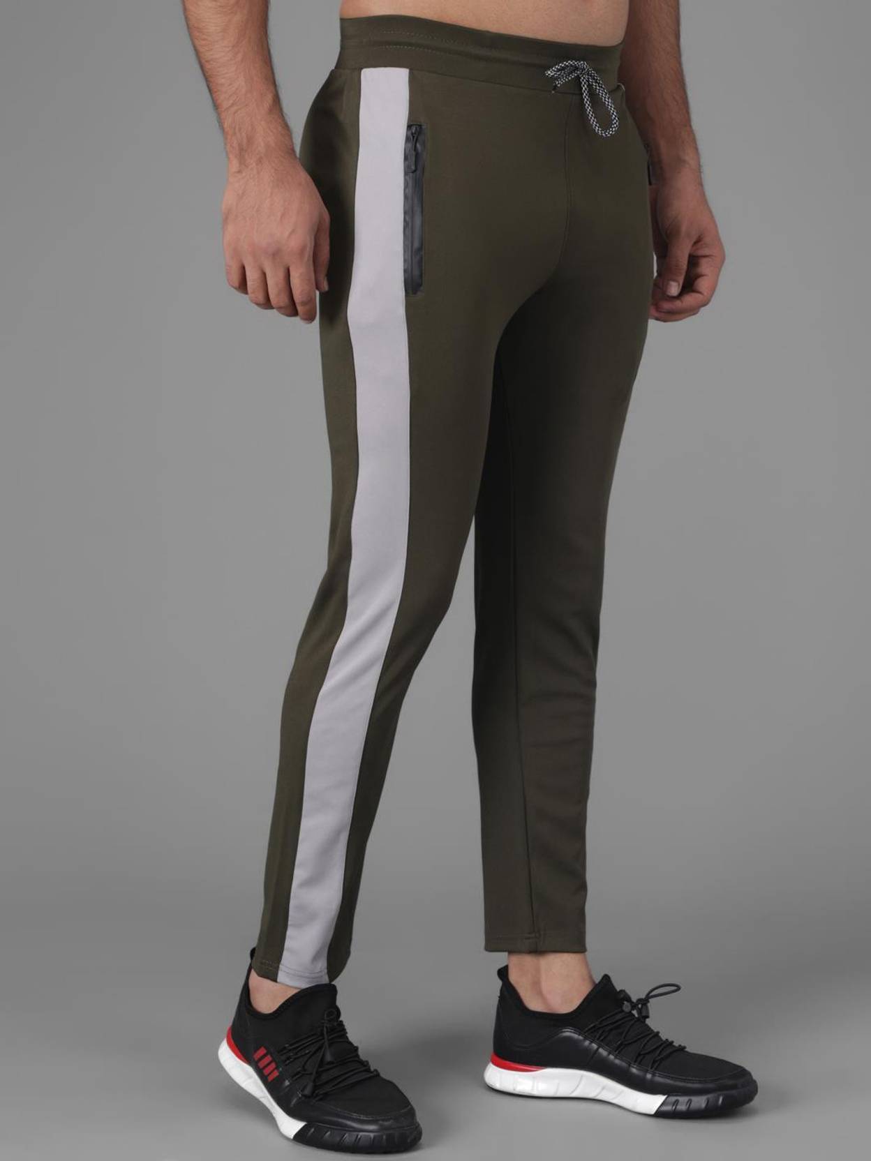 KOTTY  Men Colorblock Multicolor Track Pants