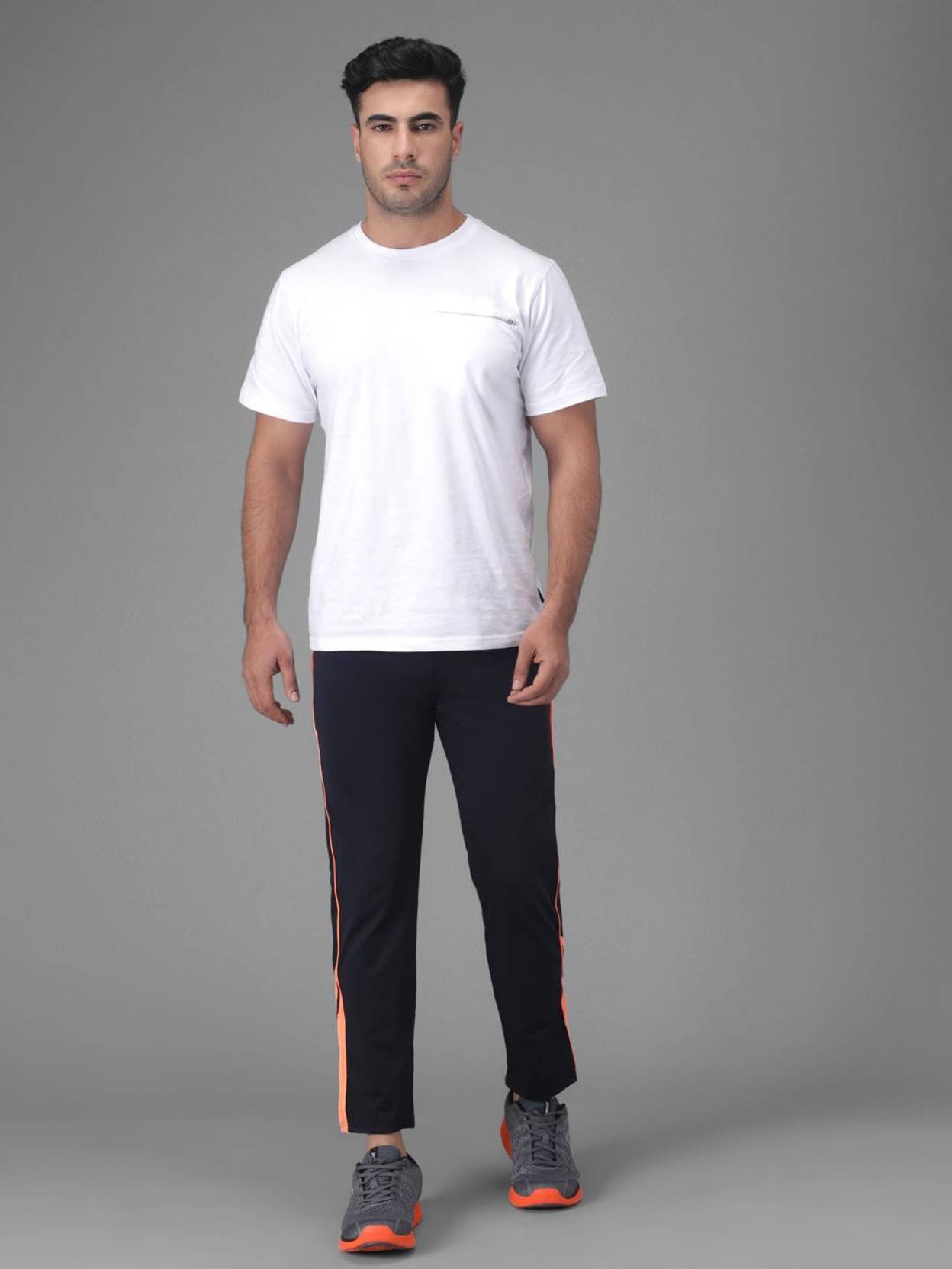 KOTTY  Men Colorblock Multicolor Track Pants