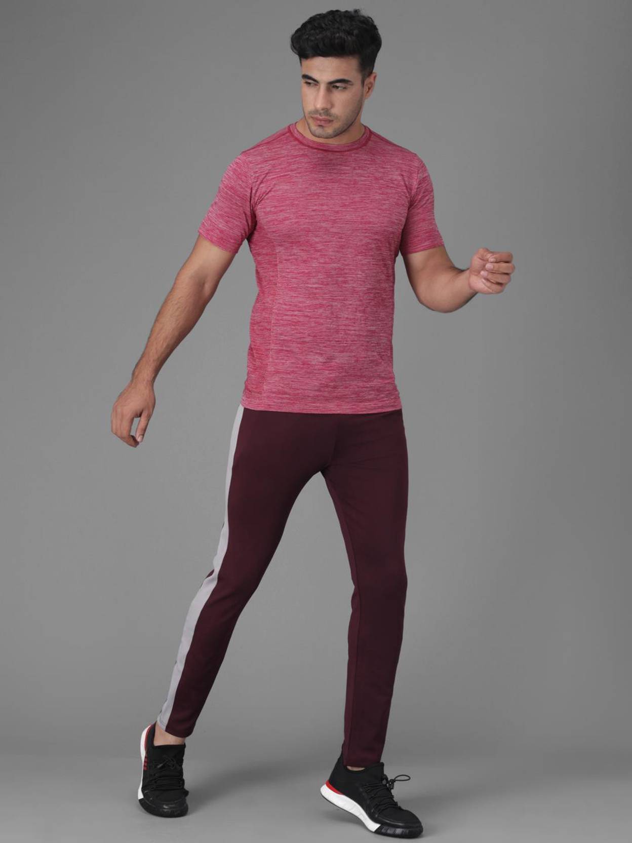 KOTTY  Men Colorblock Multicolor Track Pants