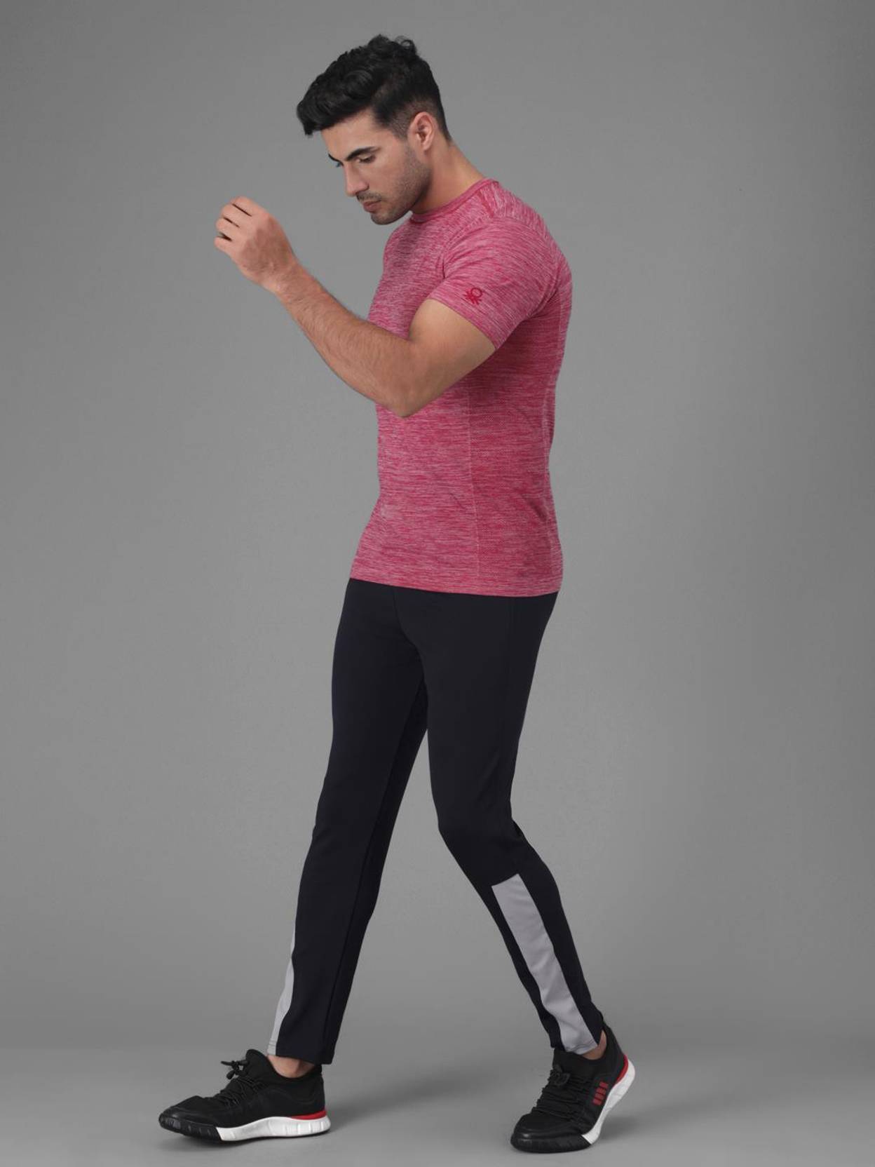 KOTTY  Men Colorblock Multicolor Track Pants