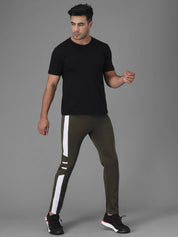 KOTTY  Men Colorblock Multicolor Track Pants